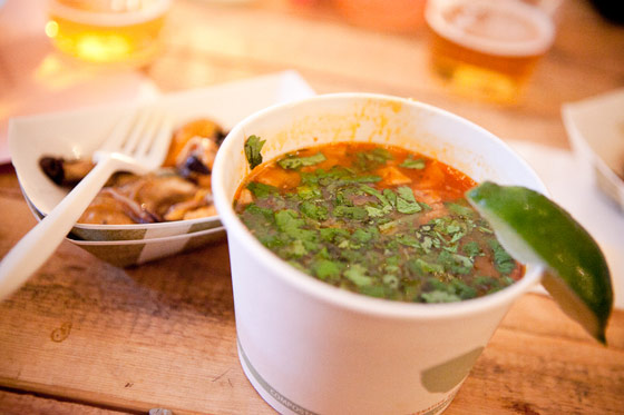 Tripe and clam soup Tripe and clam soup