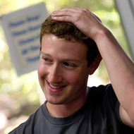 Mark Zuckerberg, co-founder and chief executive officer of Facebook Inc., listens during a press event at Facebook headquarters in Palo Alto, California, U.S., on Wednesday, July 6, 2011. Facebook Inc., the world's largest social-networking service, is offering free video calls over its site through a partnership with Skype Technologies SA. Photographer: David Paul Morris/Bloomberg *** Local Caption *** Mark Zuckerberg Mark Zuckerberg, co-founder and chief executive officer of Facebook Inc., listens during a press event at Facebook headquarters in Palo Alto, California, U.S., on Wednesday, July 6, 2011. Facebook Inc., the world's largest social-networking service, is offering free video calls over its site through a partnership with Skype Technologies SA. Photographer: David Paul Morris/Bloomberg *** Local Caption *** Mark Zuckerberg