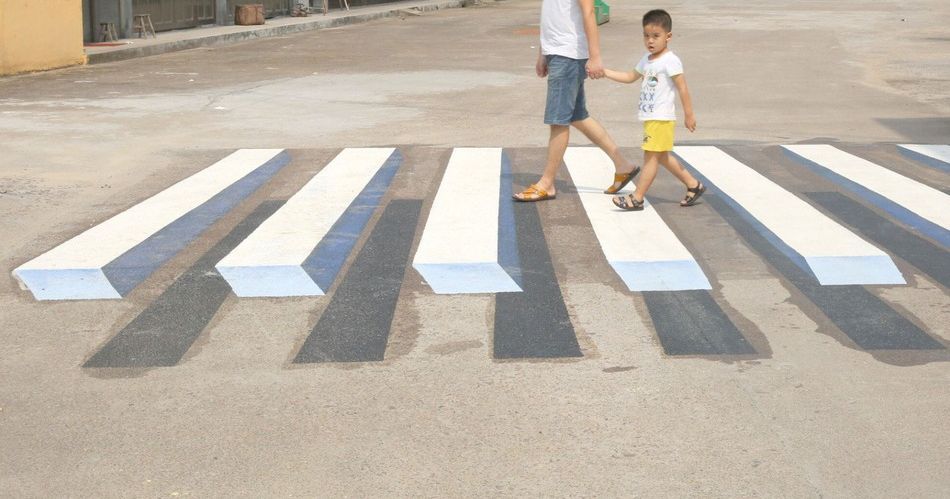 India Is Using These Optical Illusions to Get Drivers to Slow Down