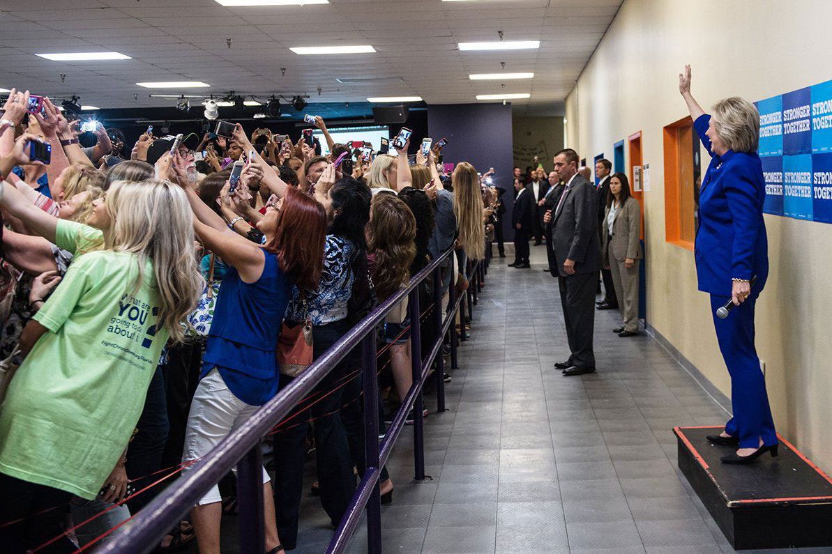 Hillary Clinton election year selfie