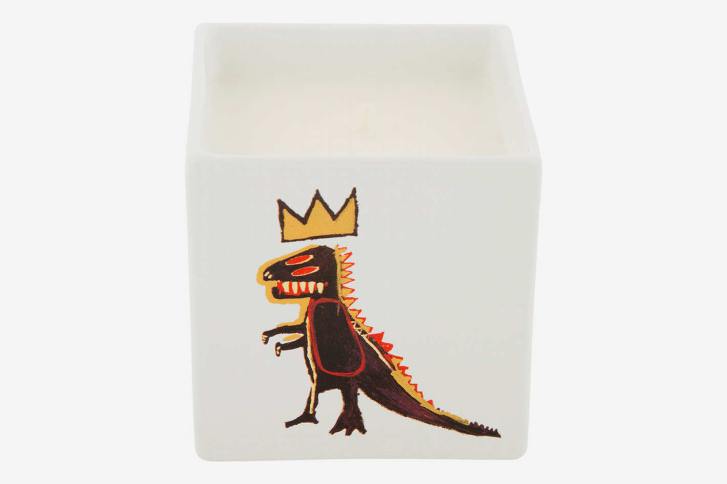 jean-michel basquiat square scented candle