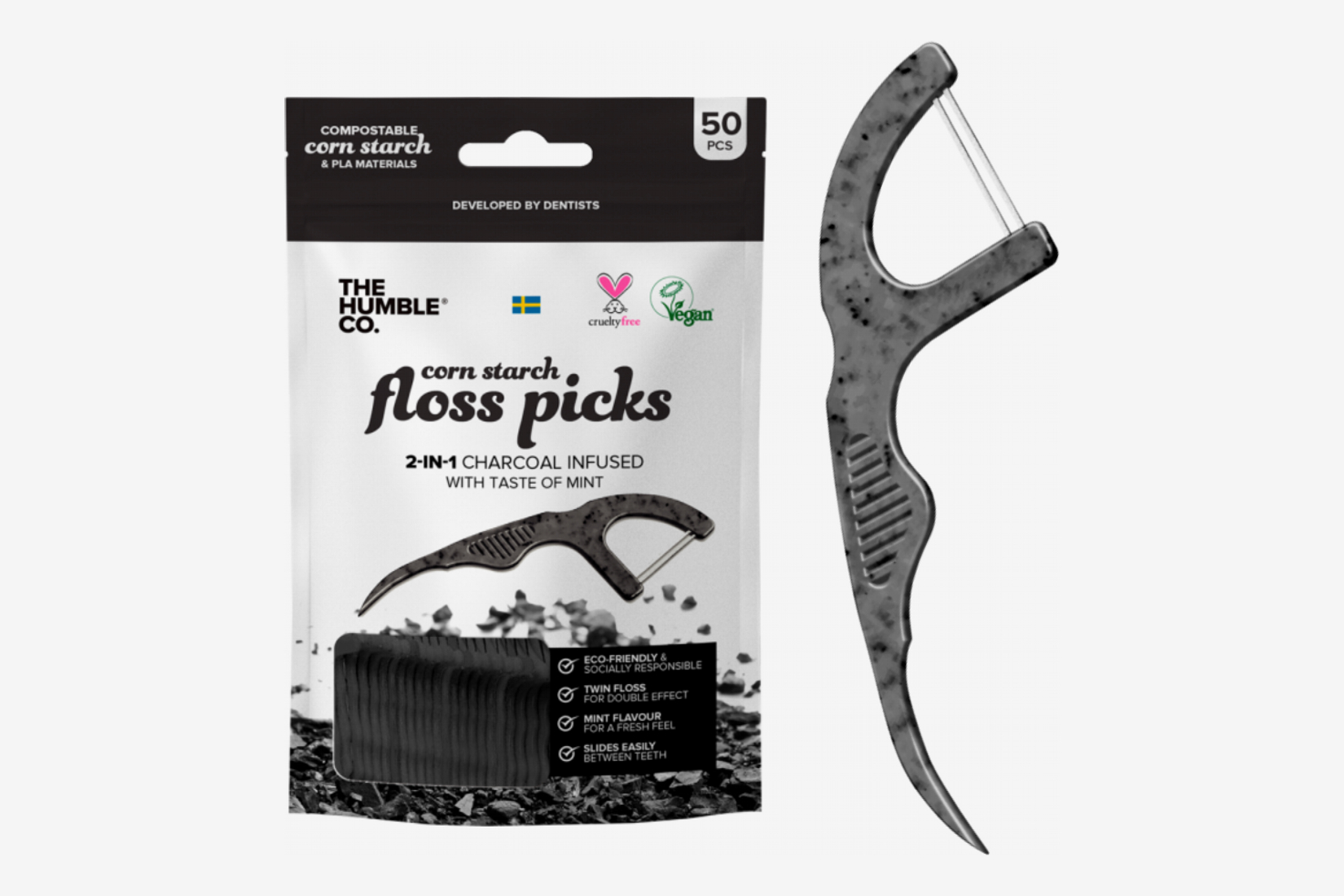 The Humble Co. Charcoal Floss Picks Review 2019 The Strategist New