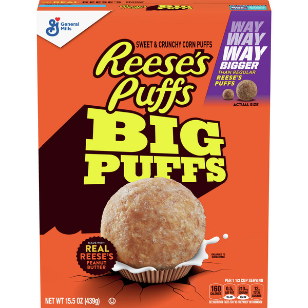 reese"s puffs big puffs cereal