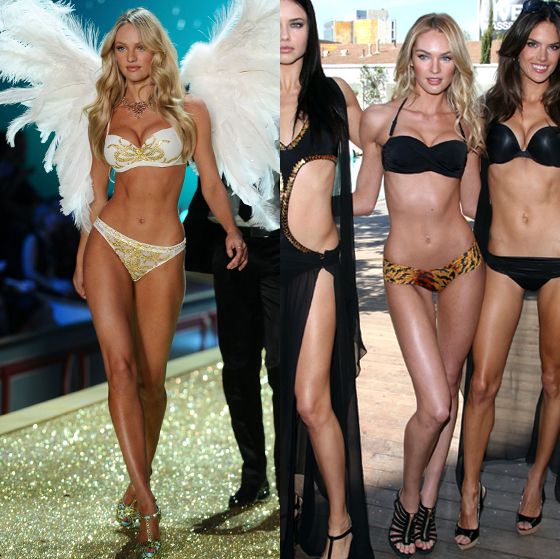 Yesterday Victoria's Secret model Candice Swanepoel appeared at a