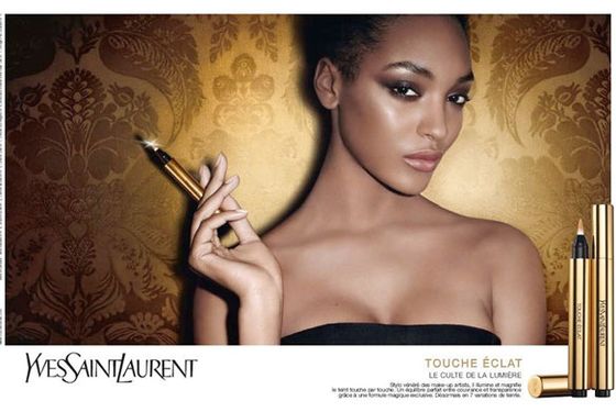 touche latest   for natural makeup brand makeup  campaign eclat ysl s makeup highlighter s the ad