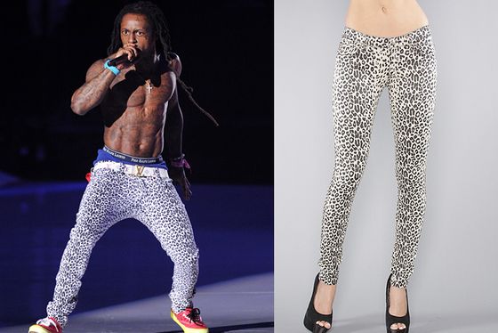 Lil Wayne and his pants.