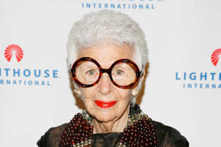 NEW YORK - OCTOBER 20: Iris B. Apfel attends the 2008 Lighthouse International Light Years Gala at Cipriani 42nd Street on October 20, 2008 in New York City. (Photo by Joe Kohen/Getty Images)