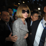 TOKYO, JAPAN - NOVEMBER 05:  American Vogue editor-in-chief Anna Wintour is seen during the Michael Kors Celebration of Fashions Night Out Tokyo on November 5, 2011 in Tokyo, Japan.  (Photo by Koki Nagahama/Getty Images for Michael Kors)