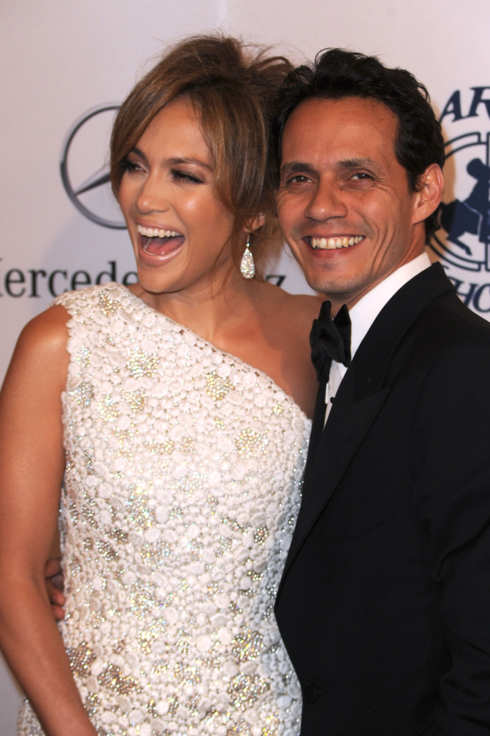 BEVERLY HILLS, CA - OCTOBER 23: Singers Jennifer Lopez and Marc Anthony arrive at the 32nd Anniversary Carousel Of Hope Gala at the Beverly Hilton Hotel on October 23, 2010 in Beverly Hills, California. (Photo by Frazer Harrison/Getty Images) *** Local Caption *** Jennifer Lopez;Marc Anthony