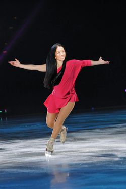 ATLANTIC CITY, NJ - DECEMBER 3: Nancy Kerrigan performs during Caesars Tribute II: A Salute to the Ladies of the Ice on December 3, 2011 at Boardwalk Hall in Atlantic City, New Jersey.  (Photo by Jesse D. Garrabrant/Getty Images)