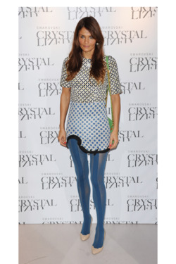 LONDON, UNITED KINGDOM - JANUARY 26: Helena Christensen attends the Swarovski Crystallized Unsigned Model Search Event at Swarovski Crystallized on January 26, 2012 in London, England. (Photo by Stuart Wilson/Getty Images)