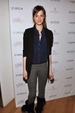 NEW YORK, NY - FEBRUARY 11: Elettra Wiedemann attends the Goodness Pop-up Restaurant Opening at the Museum Of Arts And Design on February 11, 2012 in New York City. (Photo by Fernando Leon/Getty Images)