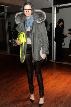NEW YORK, NY - FEBRUARY 11: J.Crew creative director Jenna Lyons attends the Altuzarra Fall 2012 fashion show during Mercedes-Benz Fashion Week on February 11, 2012 in New York City.  (Photo by Rabbani and Solimene Photography/Getty Images)