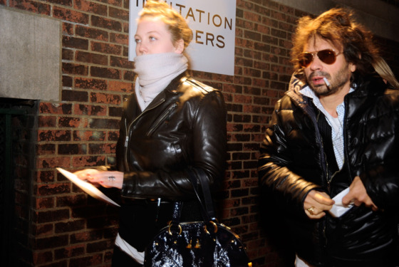 NEW YORK, NY - FEBRUARY 13: Olivier Zahm arrives at the Marc Jacobs show on February 13, 2012 in New York City.  (Photo by Daniel Zuchnik/Getty Images)