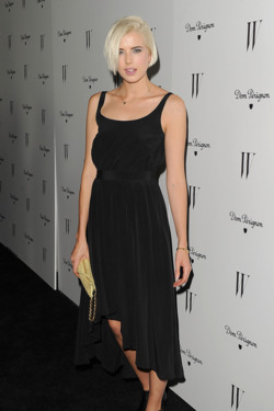 LOS ANGELES, CA - JANUARY 13:  Actress Agyness Deyn arrives at the W Magazine Best Performances Issue and The Golden Globes celebration hosted by Dom Perignon and W Magazine held at Chateau Marmont on January 13, 2012 in Los Angeles, California.  (Photo by Jason Merritt/Getty Images For W Magazine)