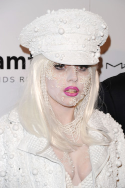 NEW YORK - FEBRUARY 10:  Lady Gaga attends the amfAR New York Gala co-sponsored by M.A.C. Cosmetics to Kick Off Fall 2010 Fashion Week at Cipriani 42nd Street on February 10, 2010 in New York, New York.  (Photo by Andrew H. Walker/Getty Images) *** Local Caption *** Lady Gaga