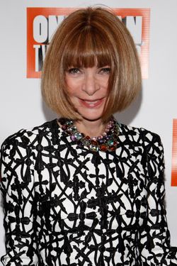 NEW YORK, NY - APRIL 18:  Editor-in-chief of American Vogue Anna Wintour attends the "One Man, Two Guvnors" Broadway opening night at the Music Box Theatre on April 18, 2012 in New York City.  (Photo by Cindy Ord/Getty Images)
