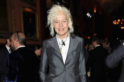Ellen Von Unwerth attends the celebration of the global launch of the 2012 Pirelli Calendar by Mario Sorrenti gala dinner at the Park Avenue Armory on December 6, 2011 in New York City.