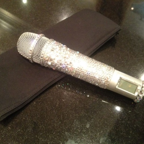 bedazzled microphone