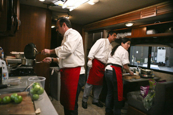Cooking on an RV: not degrading at all!