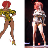 Rihanna’s Stylist Explains Her New Tour Costumes