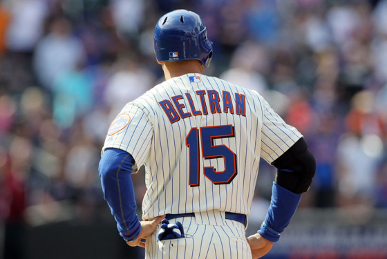 Carlos Beltran of the New York Mets. Carlos Beltran of the New York Mets.