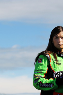 EDMONTON, AB - JULY 23: Danica Patrick driver of the #7 Team GoDaddy Andretti Autosport Dallara Honda prepares for practice for the IZOD IndyCar Series Indy Edmonton at Edmonton City Centre Airport on July 23, 2011 in Edmonton, Alberta, Canada. (Photo by Nick Laham/Getty Images)