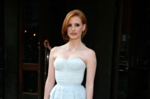 Jessica Chastain attends "The Debt" screening at the Tribeca Grand Hotel - Screening Room on August 22, 2011 in New York City. (Photo by Andy Kropa/Getty Images)
