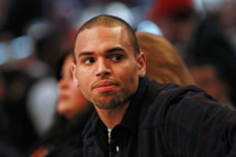 ORLANDO, FL - FEBRUARY 26: Recording artist Chris Brown sits courtside during the 2012 NBA All-Star Game at the Amway Center on February 26, 2012 in Orlando, Florida. NOTE TO USER: User expressly acknowledges and agrees that, by downloading and or using this photograph, User is consenting to the terms and conditions of the Getty Images License Agreement. (Photo by Ronald Martinez/Getty Images)