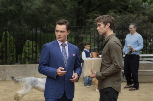 "The Fasting And The Furious"
GOSSIP GIRL
Pictured (L-R) Ed Westwick as Chuck Bass and Chace Crawford as Nate Archibald
PHOTO CREDIT: GIOVANNI RUFINO/©2011 THE CW NETWORK. ALL RIGHTS RESERVED