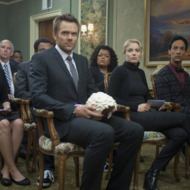 COMMUNITY -- "Advanced Gay" Episode 306 -- Pictured: (l-r) Alison Brie as Annie, Joel McHale as Jeff, Yvette Nicole Brown as Shirley, Gillian Jacobs as Britta, Danny Pudi as Abed -- Photo by: Lewis Jacobs/NBC COMMUNITY -- "Advanced Gay" Episode 306 -- Pictured: (l-r) Alison Brie as Annie, Joel McHale as Jeff, Yvette Nicole Brown as Shirley, Gillian Jacobs as Britta, Danny Pudi as Abed -- Photo by: Lewis Jacobs/NBC