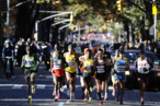 Elite men runners compete in the New York City Marathon in New York on November 7, 2010. Ethiopian Gebre Gebremariam won in a time of 2:08.14 ahead of Kenyans Emmanuel Mutai and Moses Kigen Kipkosgei. World record holder Haile Gebrselassie (C) announced his retirement after dropping out of the race. AFP PHOTO/Emmanuel Dunand (Photo credit should read EMMANUEL DUNAND/AFP/Getty Images) Elite men runners compete in the New York City Marathon in New York on November 7, 2010. Ethiopian Gebre Gebremariam won in a time of 2:08.14 ahead of Kenyans Emmanuel Mutai and Moses Kigen Kipkosgei. World record holder Haile Gebrselassie (C) announced his retirement after dropping out of the race. AFP PHOTO/Emmanuel Dunand (Photo credit should read EMMANUEL DUNAND/AFP/Getty Images)