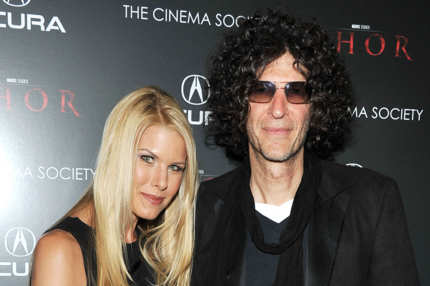 NEW YORK, NY - APRIL 28: Beth Ostrosky Stern and Howard Stern attend the Cinema Society & Acura screening Of "Thor" at AMC Loews 19th Street East 6 theater on April 28, 2011 in New York City. (Photo by Theo Wargo/Getty Images) *** Local Caption *** Beth Ostrosky Stern;Howard Stern;
