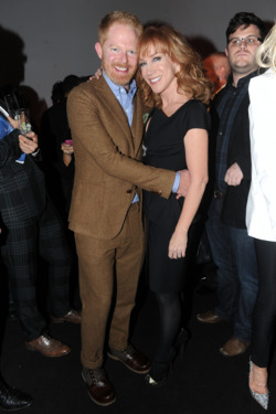 NEW YORK, NY - NOVEMBER 17: Jesse Tyler Ferguson (L) and Kathy Griffin attend the OUT celebration of The OUT100 at Skylight Soho on November 17, 2011 in New York City. (Photo by Jamie McCarthy/Getty Images for OUT) NEW YORK, NY - NOVEMBER 17: Jesse Tyler Ferguson (L) and Kathy Griffin attend the OUT celebration of The OUT100 at Skylight Soho on November 17, 2011 in New York City. (Photo by Jamie McCarthy/Getty Images for OUT)