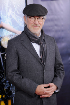 NEW YORK, NY - DECEMBER 11: Director Steven Spielberg poses for a photo at the "The Adventures of TinTin" New York premiere at the Ziegfeld Theatre on December 11, 2011 in New York City. (Photo by Jemal Countess/Getty Images)