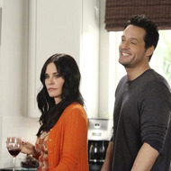 COUGAR TOWN - "You're Gonna Get It" - When Bobby leaves his lucky golf visor behind on the eve of his big professional golf tournament, Jules sends Travis along with the cap to look after his dad and Andy, on ABC's "Cougar Town," WEDNESDAY, APRIL 27 (9:31-10:00 p.m., ET). Meanwhile, Jules tries to overcome her biggest fear - public humiliation - and Ellie and Grayson are astounded at how good Laurie is at a game of trivia. (ABC/DANNY FELD)
COURTENEY COX, JOSH HOPKINS COUGAR TOWN - "You're Gonna Get It" - When Bobby leaves his lucky golf visor behind on the eve of his big professional golf tournament, Jules sends Travis along with the cap to look after his dad and Andy, on ABC's "Cougar Town," WEDNESDAY, APRIL 27 (9:31-10:00 p.m., ET). Meanwhile, Jules tries to overcome her biggest fear - public humiliation - and Ellie and Grayson are astounded at how good Laurie is at a game of trivia. (ABC/DANNY FELD)
COURTENEY COX, JOSH HOPKINS