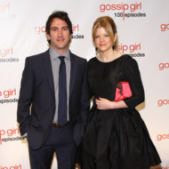 NEW YORK, NY - NOVEMBER 19: Executive producers Josh Schwartz (L) and Stephanie Savage attend the "Gossip Girl" 100 episode celebration at Cipriani Wall Street on November 19, 2011 in New York City. (Photo by Neilson Barnard/Getty Images) NEW YORK, NY - NOVEMBER 19: Executive producers Josh Schwartz (L) and Stephanie Savage attend the "Gossip Girl" 100 episode celebration at Cipriani Wall Street on November 19, 2011 in New York City. (Photo by Neilson Barnard/Getty Images)
