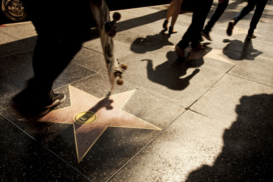 Pedestrians pass Alfred Hitchcock's star on the Walk of Fame in Hollywood, California, U.S. on Friday, July 22, 2011. Los Angeles, which is selling $380 million in debt, may benefit from demand for California bonds with long-term issuance at the lowest since 2000. Photographer: Konrad Fiedler/Bloomberg via Getty Images Pedestrians pass Alfred Hitchcock's star on the Walk of Fame in Hollywood, California, U.S. on Friday, July 22, 2011. Los Angeles, which is selling $380 million in debt, may benefit from demand for California bonds with long-term issuance at the lowest since 2000. Photographer: Konrad Fiedler/Bloomberg via Getty Images