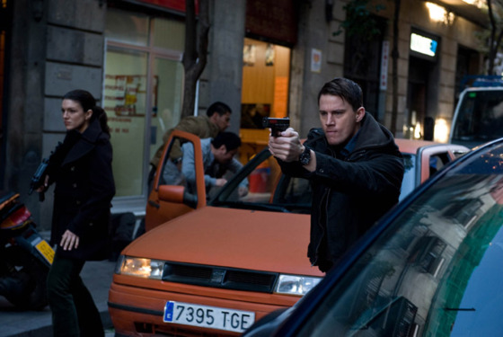M273 (left) Gina Carano and (Right) Channing Tatum stars in Relativity Media’s HAYWIRE. M273 (left) Gina Carano and (Right) Channing Tatum stars in Relativity Media’s HAYWIRE.
