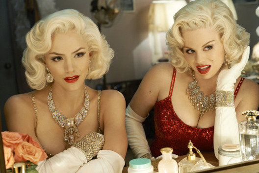 SMASH -- Season:1 -- Pictured: (l-r) Katharine McPhee as Karen Cartwright, Megan Hilty as Ivy Lynn -- Photo by: Mark Seliger/NBC
