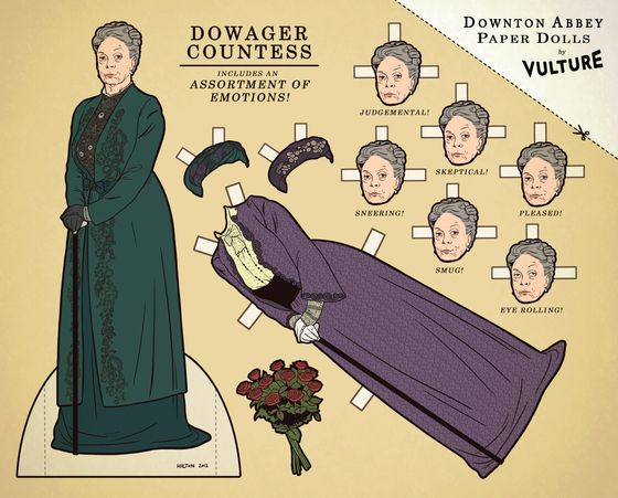 老夫人(dowager countess),多款面部表情任您选择.