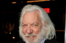 LOS ANGELES, CA - FEBRUARY 02: Actor Donald Sutherland arrives at the premiere of Warner Bros. Pictures' "Journey 2: The Mysterious Island" at the Chinese Theater on February 2, 2012 in Los Angeles, California. (Photo by Kevin Winter/Getty Images)