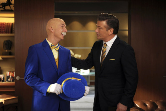 30 ROCK -- "Leap Day" Episode 609 -- Pictured: (l-r) Jack McBrayer as Kenneth Parcell, Alec Baldwin as Jack Donaghy. 30 ROCK -- "Leap Day" Episode 609 -- Pictured: (l-r) Jack McBrayer as Kenneth Parcell, Alec Baldwin as Jack Donaghy.