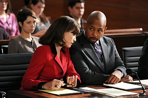 "Gloves Come Off" -- Alicia (Julianna Margulies) and Julius (Michael Boatman) represent a man who was injured and lost his wife in a snowmobile accident, but they must prove that his former career playing professional hockey did not impair his ability to drive the vehicle, on THE GOOD WIFE, Sunday, March 18 (9:00-10:00 PM ET/PT) on the CBS Television Network. Photo: David M. Russell/CBS ???2012 CBS Broadcasting, Inc. All Rights Reserved