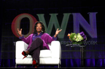 Oprah Winfrey speaks during the OWN: Oprah Winfrey Network portion of the 2011 Winter TCA press tour