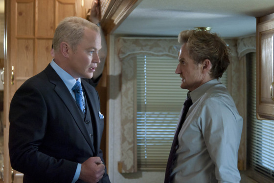 JUSTIFIED: Episode 11: Measures (Airs March 27, 10:00 pm e/p). L-R: Neal McDonough and Jere Burns. CR: Prashant Gupta / FX. JUSTIFIED: Episode 11: Measures (Airs March 27, 10:00 pm e/p). L-R: Neal McDonough and Jere Burns. CR: Prashant Gupta / FX.