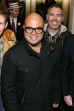 NEW YORK, NY - APRIL 01: Jim Creegan, Tyler Stewart, Ed Robertson, and Kevin Hearn of Barenaked Ladies attend the Gore Vidal's "The Best Man" Broadway Opening night at the Gerald Schoenfeld Theatre on April 1, 2012 in New York, New York. (Photo by John Lamparski/WireImage)