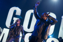 AUSTIN, TX - MARCH 19: Kanye West and Pusha-T perform during VEVO Presents: G.O.O.D. Music at VEVO Power Station on March 19, 2011 in Austin, Texas. (Photo by Daniel Boczarski/Getty Images for VEVO) *** Local Caption *** Kanye West;Pusha-T