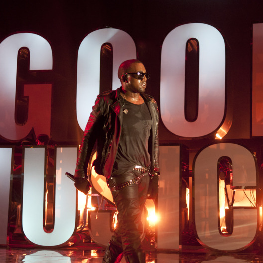 AUSTIN, TX - MARCH 19: Kanye West performs during VEVO Presents: G.O.O.D. Music at VEVO Power Station on March 19, 2011 in Austin, Texas. (Photo by Daniel Boczarski/Getty Images for VEVO) *** Local Caption *** Kanye West