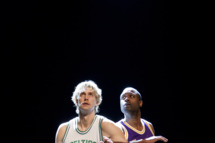Tug Coker and Kevin Daniels in Magic/Bird.